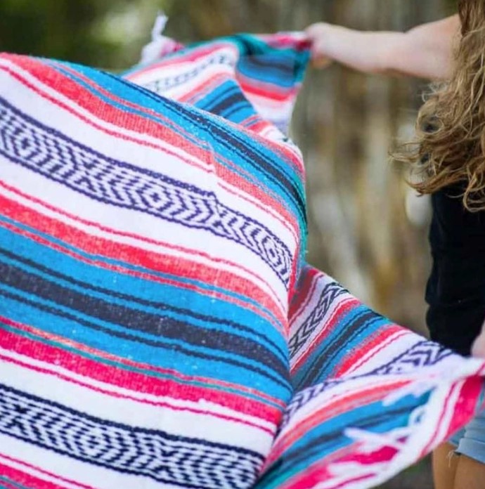 yoga cotton blanket