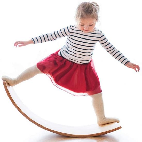 wooden balance board